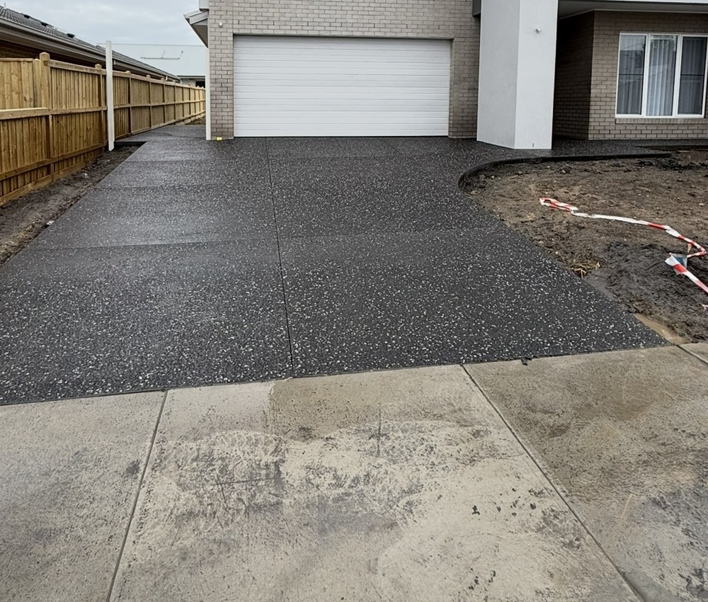 Daly Concreting team finishing a concrete slab