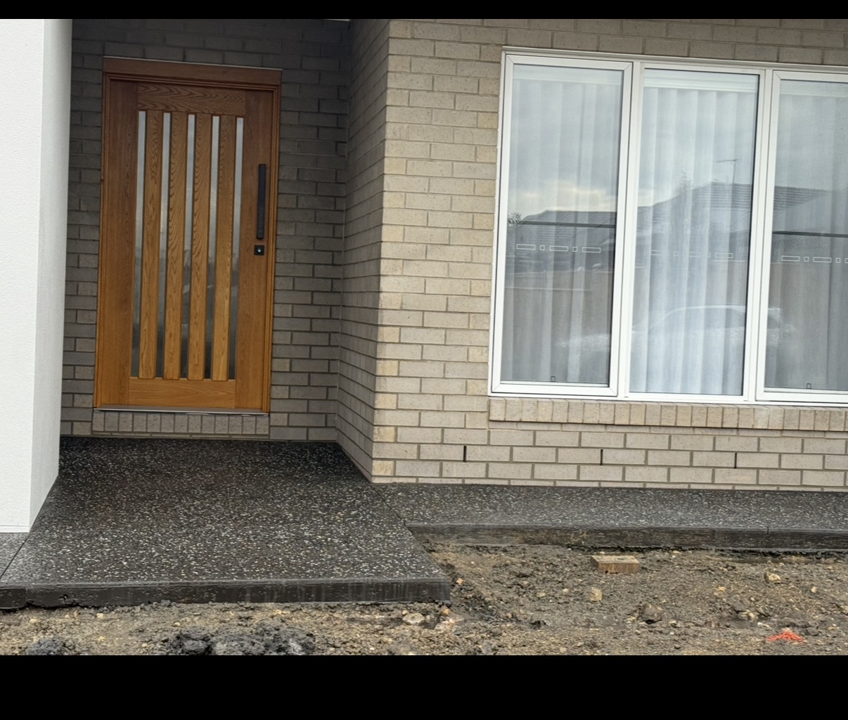 Exposed Aggregate Porch in Narre Warren