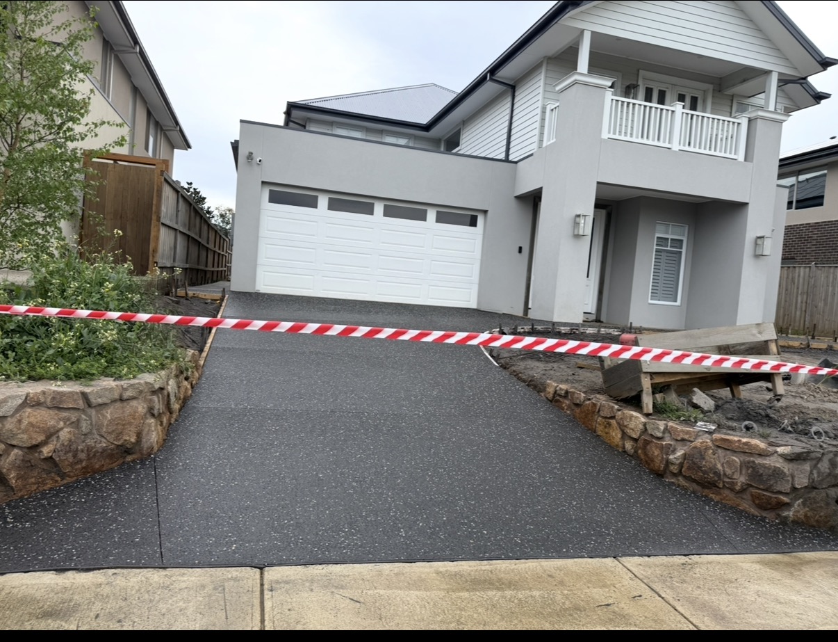 Exposed Aggregate Driveway in Berwick